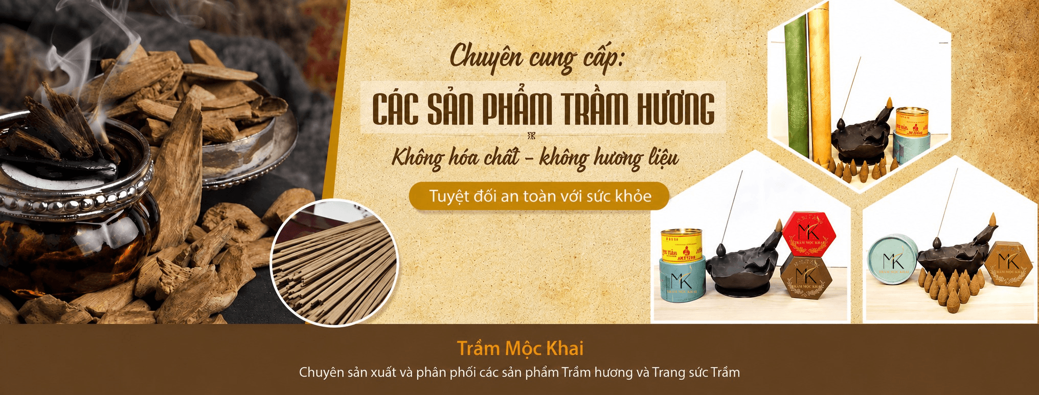 Trầm Mộc Khai, cung cấp sản phẩm trầm hương tự nhiên