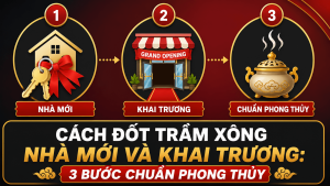 Đốt trầm xông nhà mới