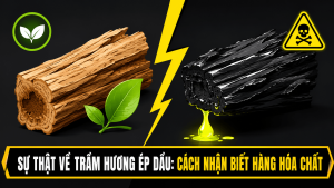 Sự thật về trầm hương ép dầu