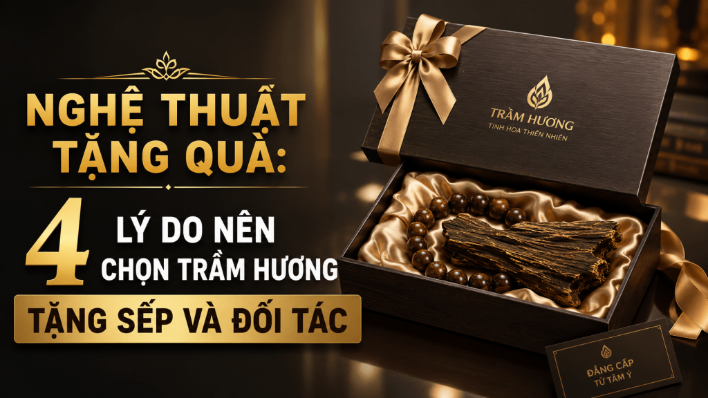 Vòng tay trầm hương quà tặng