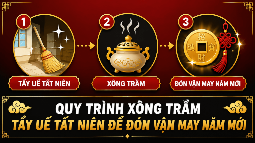 Xông trầm tẩy uế cuối năm